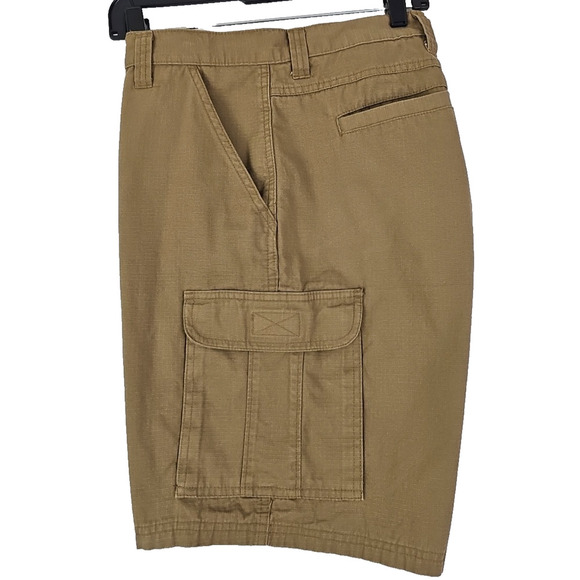 RedHead ~Men's Size 36~ Khaki/Beige Peak Hiking Outdoor Cargo Shorts Cotton. - Picture 1 of 14